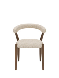 John Lewis Odell Dining Chair, Walnut Leg, Atlas Kiln - thumbnail 4