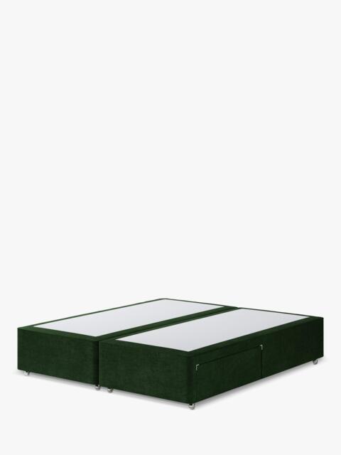 Hypnos Non-Sprung Upholstered 2 Drawer Divan Base, Super King Size - image 1