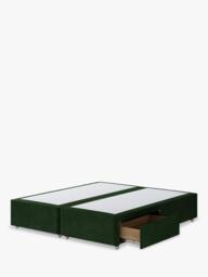 Hypnos Non-Sprung Upholstered 2 Drawer Divan Base, Super King Size - thumbnail 2