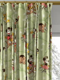 Disney Home x Sanderson Mickey & Minnie Made to Measure Curtains or Roman Blind, Macaron Green - thumbnail 6