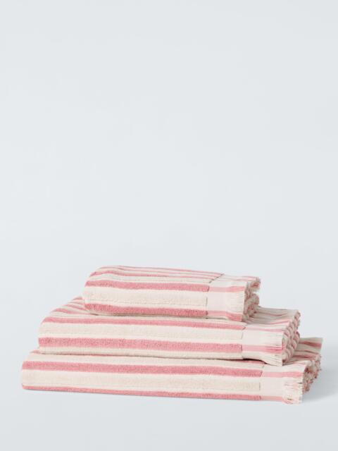 John Lewis Striped Fringed Towels - image 1
