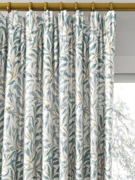 Clarke & Clarke Willow Boughs Made to Measure Curtains or Roman Blind, Mineral - thumbnail 2