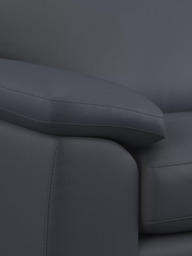 John Lewis Leather Loveseat, Light Leg - thumbnail 6