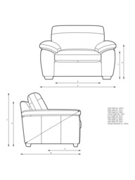 John Lewis Leather Loveseat, Light Leg - thumbnail 2