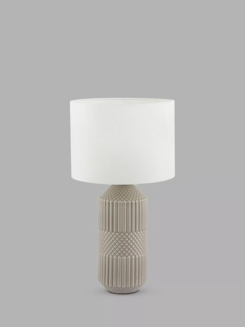 Pacific Meribel Glazed Ceramic Table Lamp, Grey - image 1