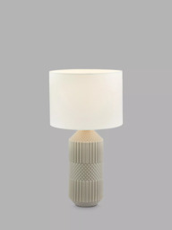 Pacific Meribel Glazed Ceramic Table Lamp, Grey - thumbnail 2