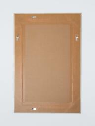 John Lewis Antique Bevel Glass Rectangular Wall Mirror, 90 x 60cm, Country Silver - thumbnail 3