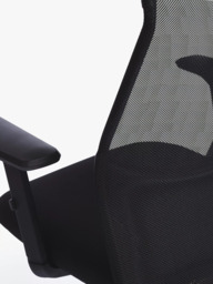 John Lewis Inset Office Chair, Black - thumbnail 5