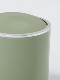 John Lewis Block Stripe Bathroom Bin - thumbnail 2
