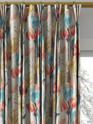 Harlequin Verdaccio Made to Measure Curtains or Roman Blind, Coral/Maize/Cornflower - thumbnail 6