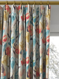 Harlequin Verdaccio Made to Measure Curtains or Roman Blind, Coral/Maize/Cornflower - thumbnail 2