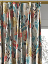 Harlequin Verdaccio Made to Measure Curtains or Roman Blind, Coral/Maize/Cornflower - thumbnail 4