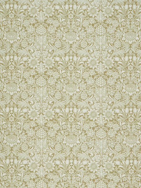 William Morris At Home African Marigold Made to Measure Curtains or Roman Blind, Cornflower - image 1