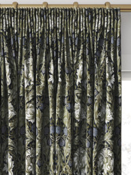 William Morris At Home African Marigold Made to Measure Curtains or Roman Blind, Cornflower - thumbnail 2