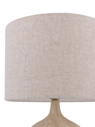 John Lewis Ebony Ceramic Table Lamp - thumbnail 4