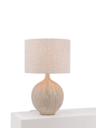 John Lewis Ebony Ceramic Table Lamp - thumbnail 1
