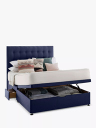 Silentnight 2 Drawer Continental Half Ottoman Divan Storage Bed, Double - thumbnail 5