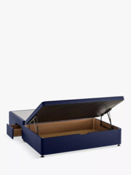 Silentnight 2 Drawer Continental Half Ottoman Divan Storage Bed, Double - thumbnail 2