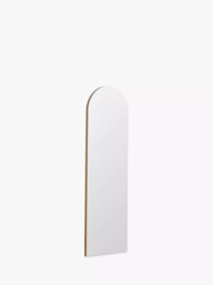 Yearn Delicacy Arched Wood Frame Wall Mirror, 100 x 30cm - thumbnail 3