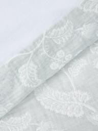 John Lewis Woodblock Pure Cotton Jacquard Duvet Cover Set, Grey - thumbnail 2
