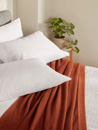 John Lewis Stripe Seersucker Duvet Cover Set - thumbnail 2