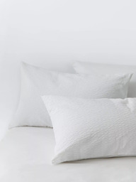 John Lewis Stripe Seersucker Duvet Cover Set - thumbnail 3