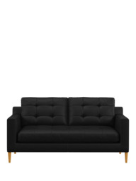 John Lewis Draper II Medium 2 Seater Leather Sofa, Light Leg - thumbnail 5