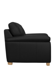 John Lewis Camden Leather Armchair, Light Leg - thumbnail 3