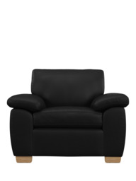 John Lewis Camden Leather Armchair, Light Leg - thumbnail 5