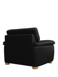 John Lewis Camden Leather Armchair, Light Leg - thumbnail 4