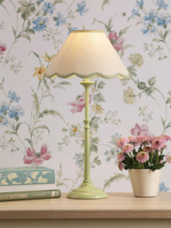 Laura Ashley Cordwell Scallop Table Lamp - thumbnail 1