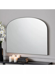 Yearn Wood Framed Overmantel Wall Mirror, 70 x 92cm