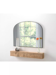 Yearn Wood Framed Overmantel Wall Mirror, 70 x 92cm - thumbnail 2