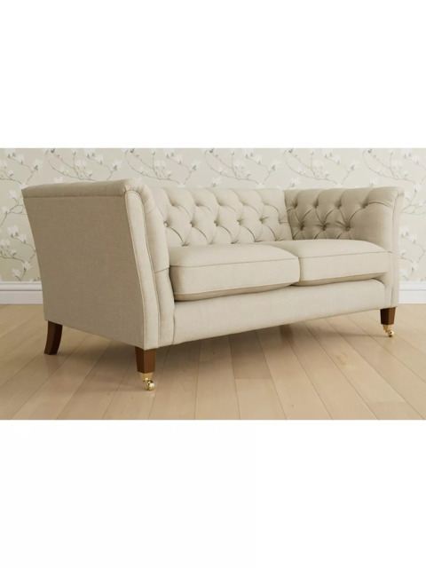 Laura Ashley Chatsworth Medium 2 Seater Sofa, Teak Leg - image 1