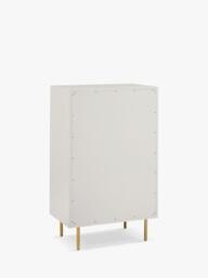 West Elm Quinn 5 Drawer Chest, Haze/Antique Brass - thumbnail 4