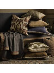 OKA Pattiyan Cushion, Dark Seafoam/Hemp - thumbnail 2