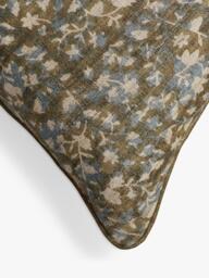 OKA Pattiyan Cushion, Dark Seafoam/Hemp - thumbnail 3
