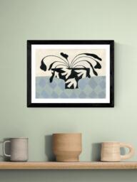 EAST END PRINTS Jazmine Joye 'Dove Peace Vase' Framed Print, 33.4 x 43.4cm - thumbnail 2