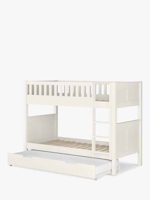 Stompa Arven Bunk Bed with Open Trundle, White - image 1