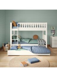 Stompa Arven Bunk Bed with Open Trundle, White - thumbnail 5