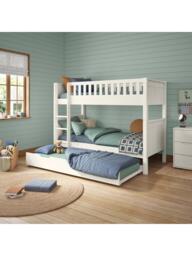 Stompa Arven Bunk Bed with Open Trundle, White - thumbnail 3