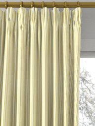 Harlequin x Sophie Robinson Ribbon Stripe Made to Measure Curtains or Roman Blind, Citrine - thumbnail 2