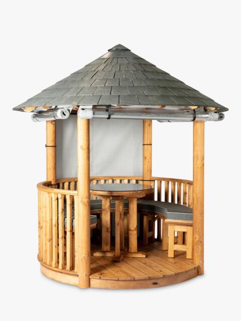 Breeze House Oasis Signature Slate Effect Tile Roof Circular Gazebo, FSC-Certified (Scandinavian Redwood) - image 1