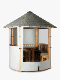 Breeze House Oasis Signature Slate Effect Tile Roof Circular Gazebo, FSC-Certified (Scandinavian Redwood) - thumbnail 4