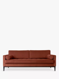 Swyft Model 02 Large 3 Seater Sofa Bed, Dark Leg