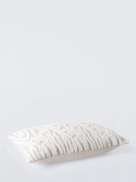 Harlequin x Henry Holland Marble Wave Cushion, Porcelain - thumbnail 3