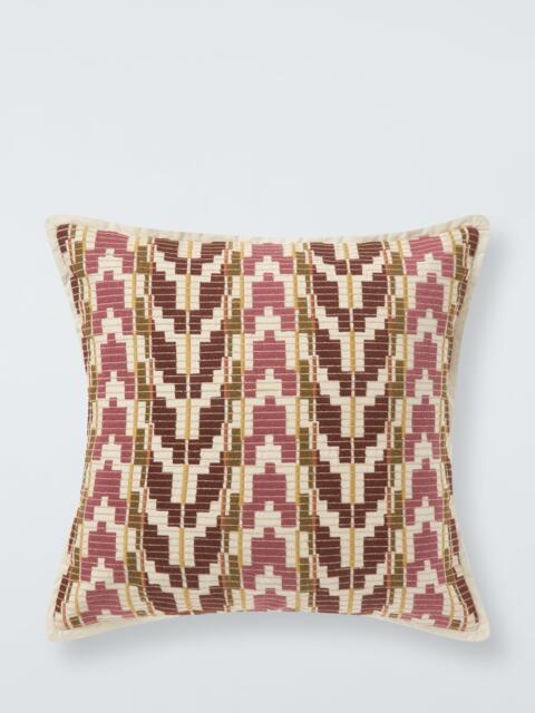 John Lewis Merida Cushion, Pink Multi - image 1