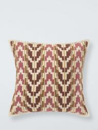 John Lewis Merida Cushion, Pink Multi