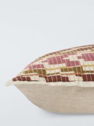 John Lewis Merida Cushion, Pink Multi - thumbnail 4