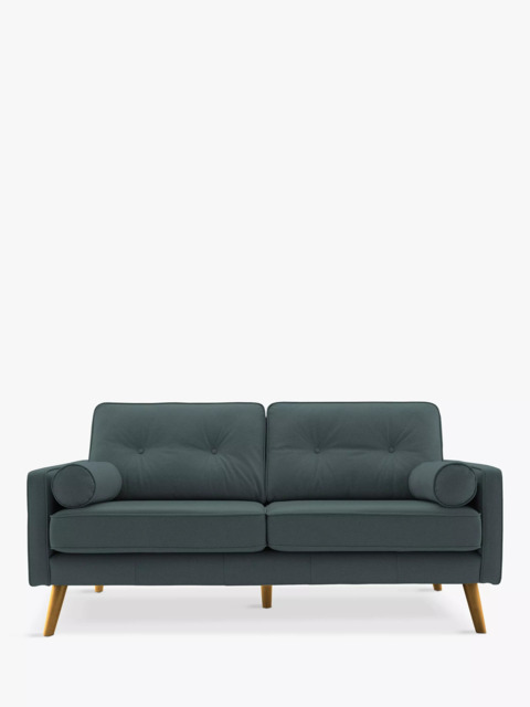 G Plan Vintage The Sixty Five Medium 2 Seater Leather Sofa - image 1